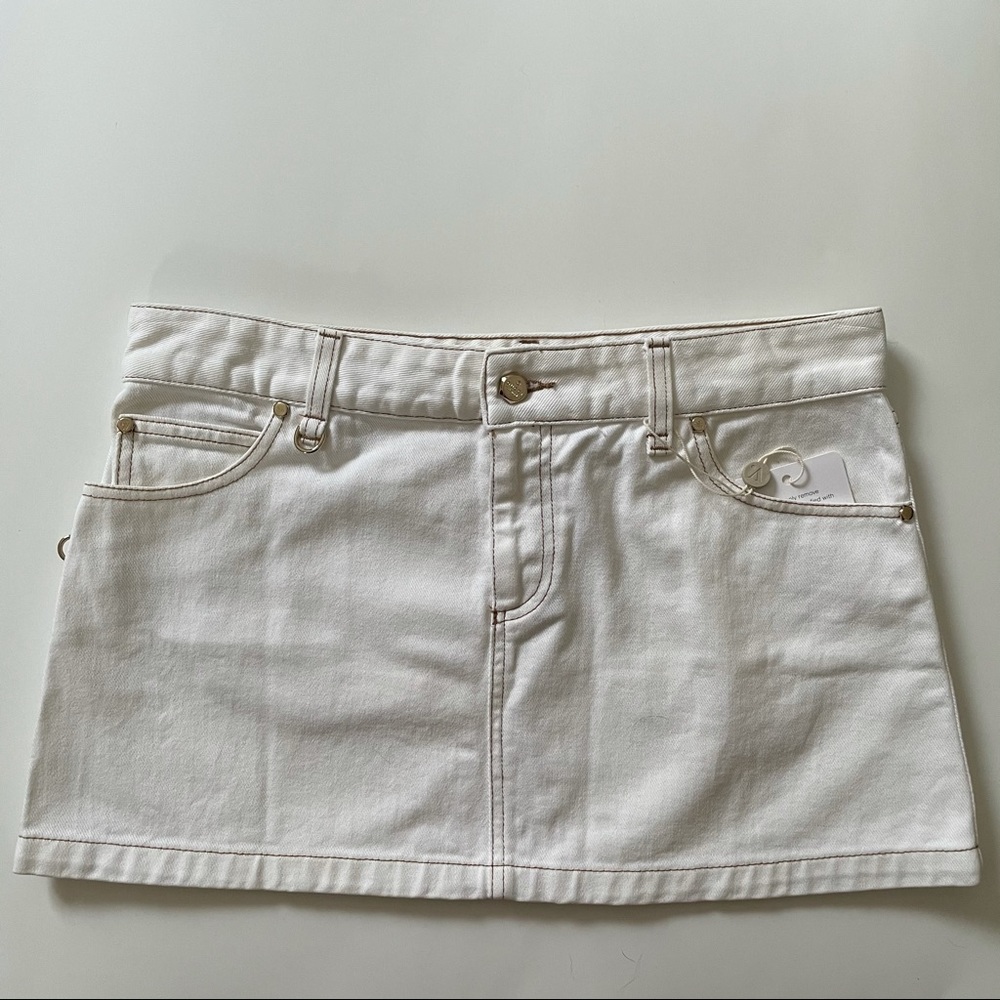 Gucci mini skirt denim